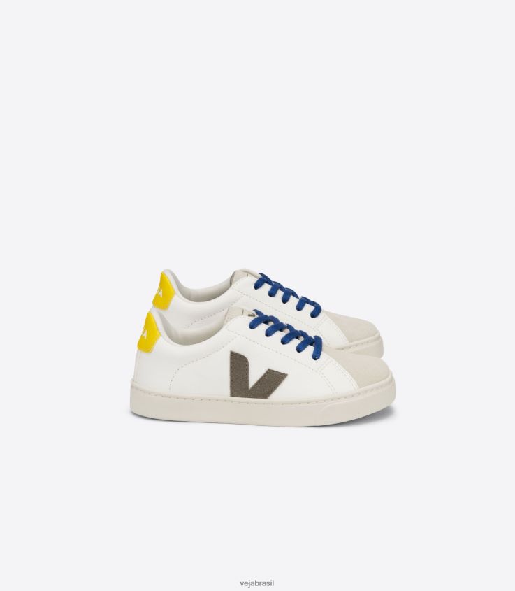 atacadores especiais couro sem cromo white moonrock tônicocrianças Veja X202661226