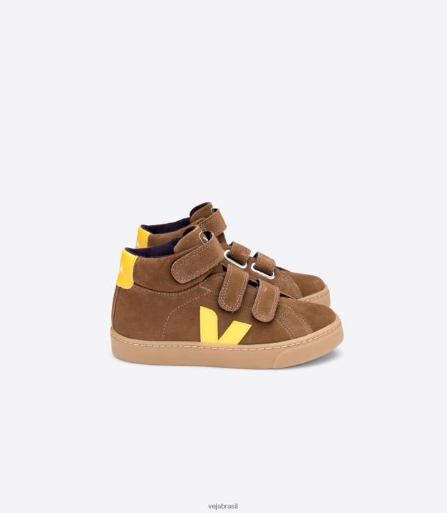 veja brasil 0V820313 crianças Esplar Mid Suede Brown Tonic