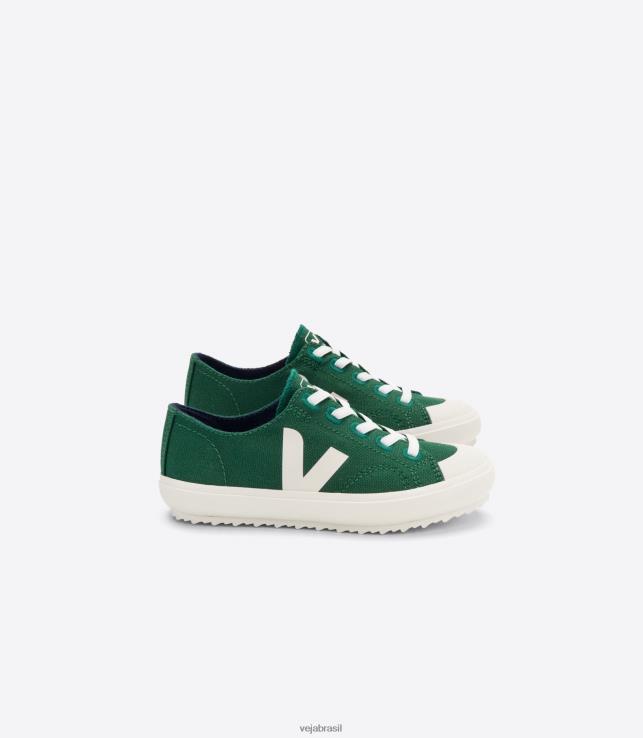 veja brasil 0V820393 crianças cadarços elásticos flip canvas poker pierre