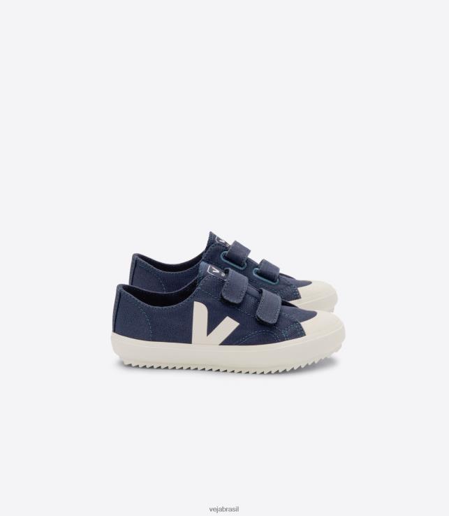 veja brasil 0V820400 crianças ollie canvas marine pierre