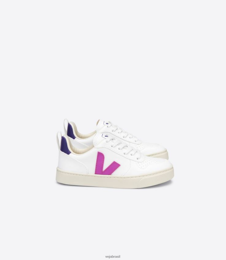 atacadores cwl coleção roxa ultravioleta brancacrianças Veja X202661266