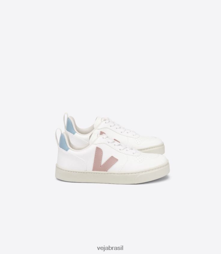 atacadores especiais cwl branco bebê azulcrianças Veja X202661400