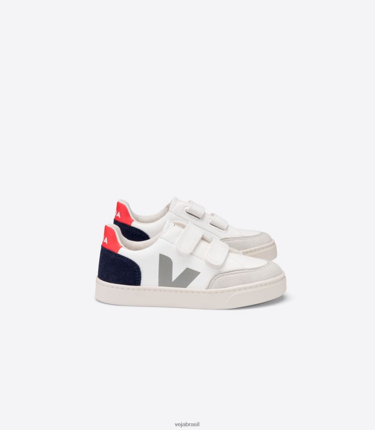 couro cromado perfeito branco multico nauticocrianças Veja X202662073