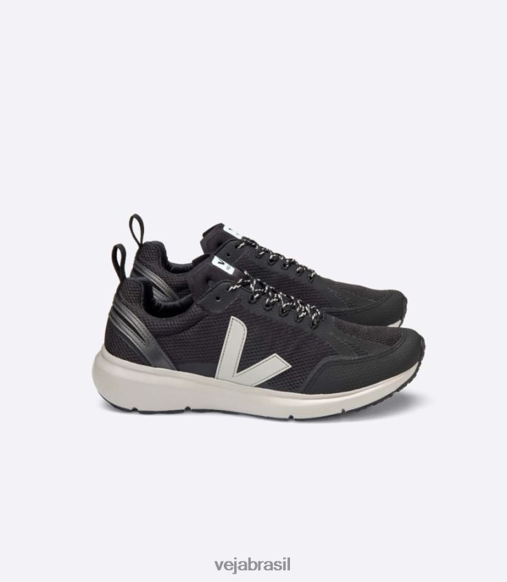 solado condor 2 alveomesh preto oxford cinzahomens Veja X20266116