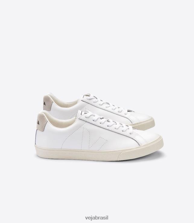 veja brasil 0V82089 homens esplar couro branco