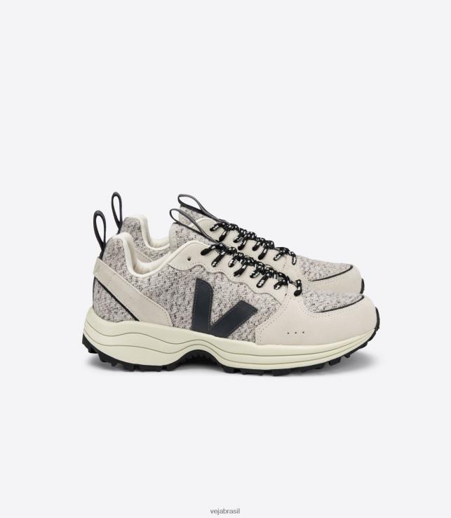 veja brasil 0V820181 homens venturi flanela neve grafite natural