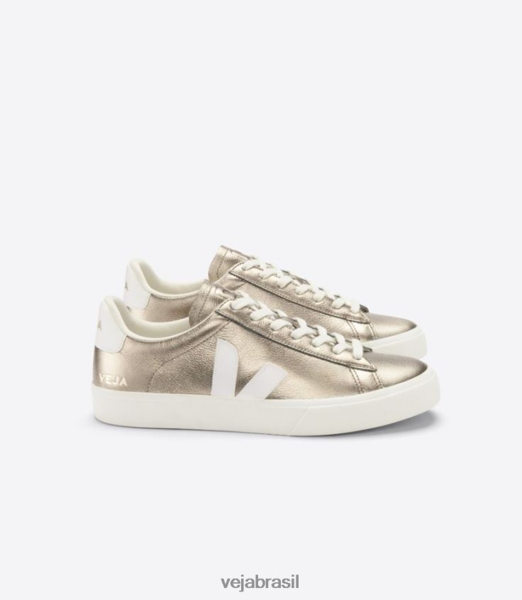 campo chromefree couro bronze brancomulheres Veja X20266197