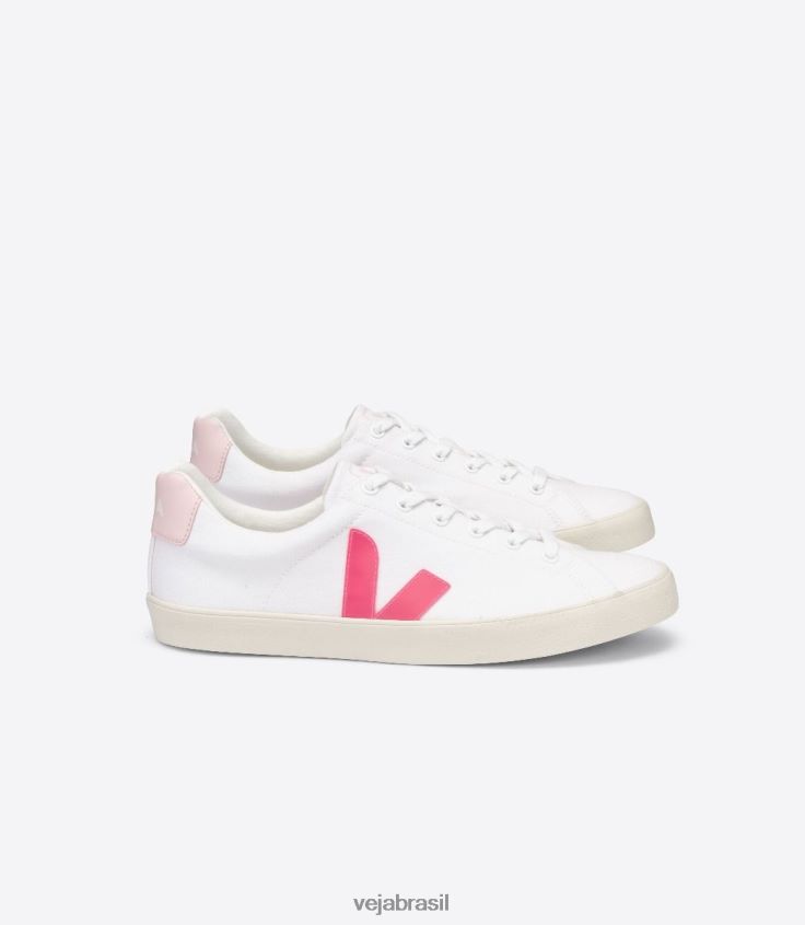 canvas perfect se rosa branca fluo pétalemulheres Veja X202661155
