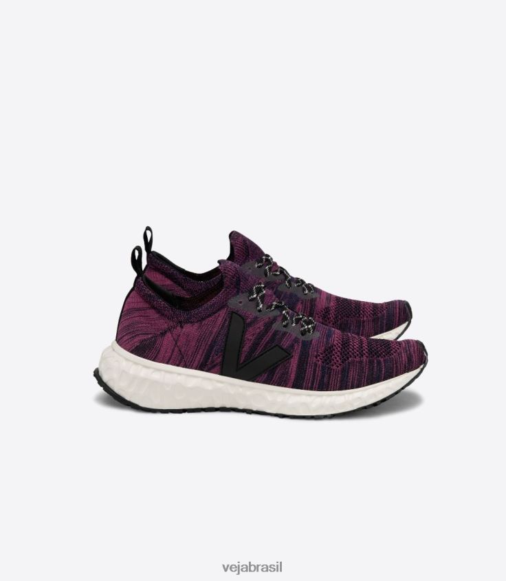v-knit mix preto ultravioleta especialmulheres Veja X202661646