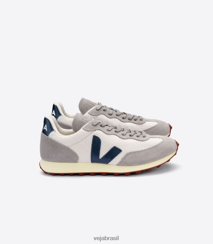 premium branco hexamesh gravel náutico oxford greymulheres Veja X20266664