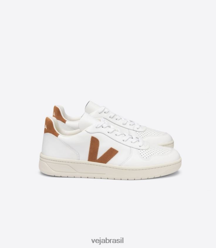 camelo branco de couro v-10mulheres Veja X20266176